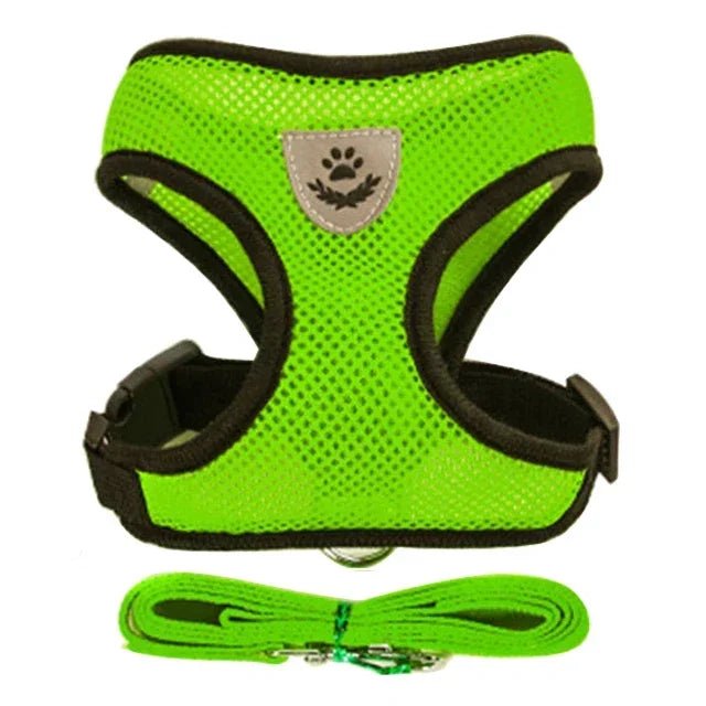 Dogs and Cats Harness Vest Walking Lead Leash For Puppy Dogs Collar Polyester Adjustable-AMAZON FACTORY