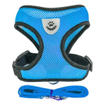 Dogs and Cats Harness Vest Walking Lead Leash For Puppy Dogs Collar Polyester Adjustable-AMAZON FACTORY