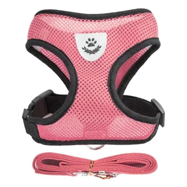 Dogs and Cats Harness Vest Walking Lead Leash For Puppy Dogs Collar Polyester Adjustable-AMAZON FACTORY
