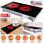 Dual Induction Burners Electric Cooktop 110V Total 1900W Electric-AMAZON FACTORY
