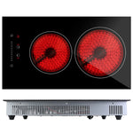 Dual Induction Burners Electric Cooktop 110V Total 1900W Electric-AMAZON FACTORY