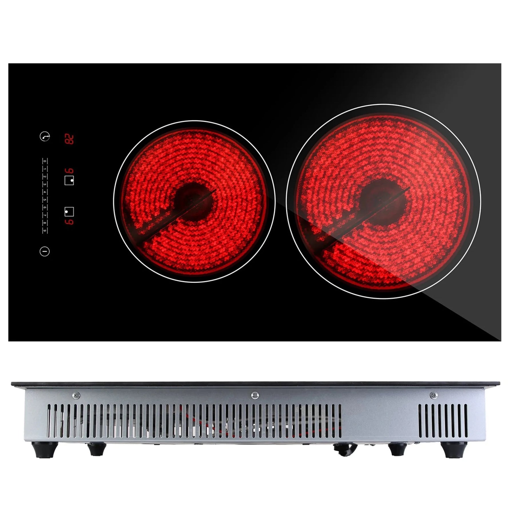 Dual Induction Burners Electric Cooktop 110V Total 1900W Electric-AMAZON FACTORY