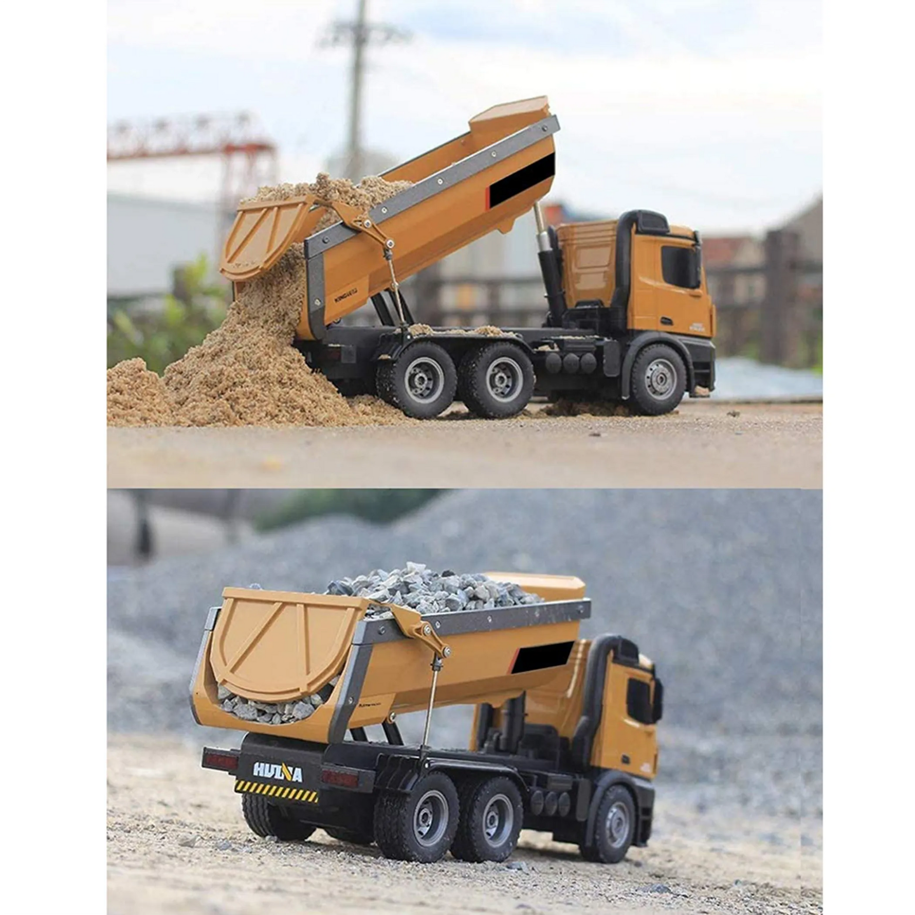 Dump Truck RC 10 Channel Construction Radio Control Model (1:14 Scale)-AMAZON FACTORY
