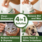 Ear Cleaner Wipes by Arava for Dogs-AMAZON FACTORY