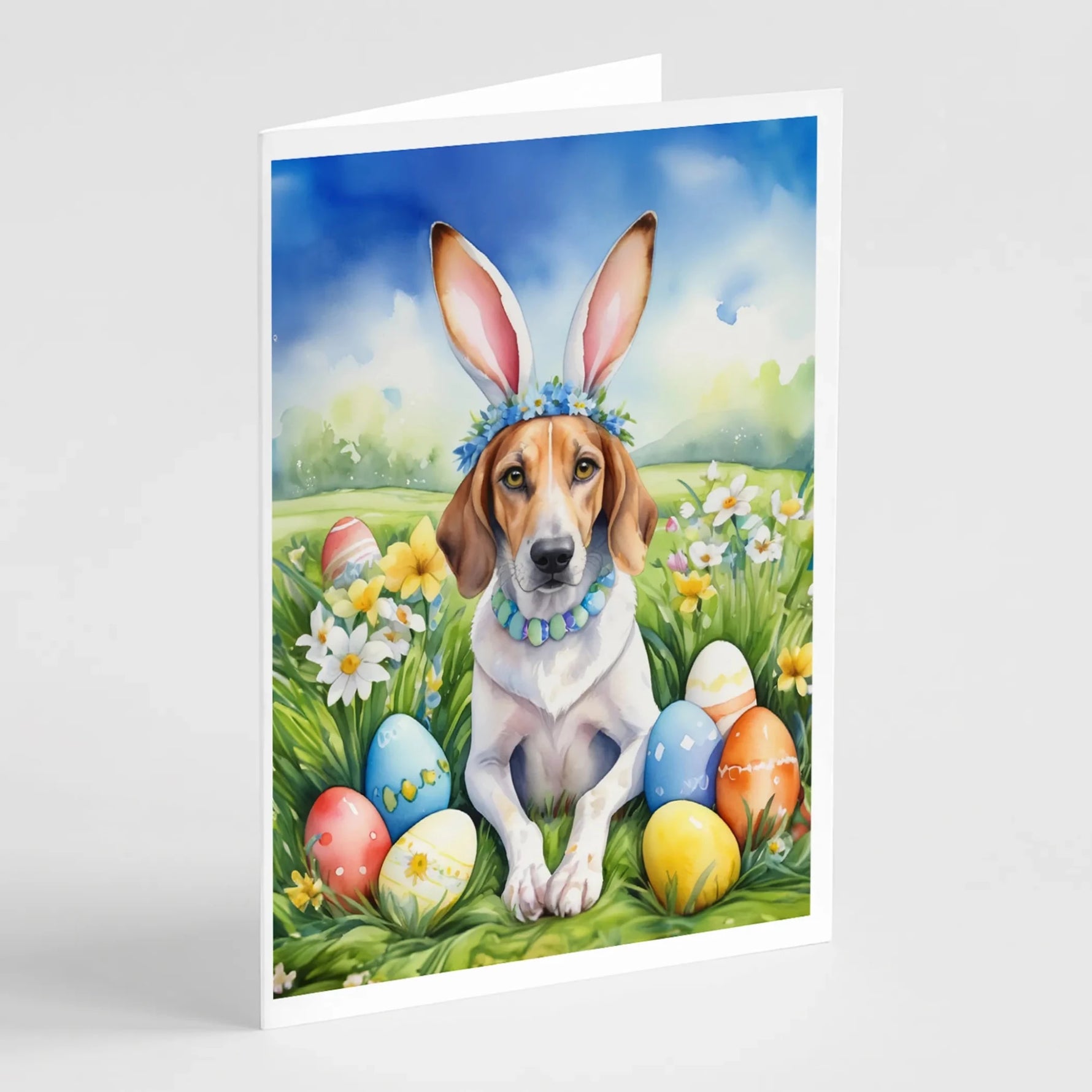 Easter Egg Hunt Greeting Cards - Size: 5X7 | Pack Of: 8 | Collection name: Easter egg hunt-AMAZON FACTORY