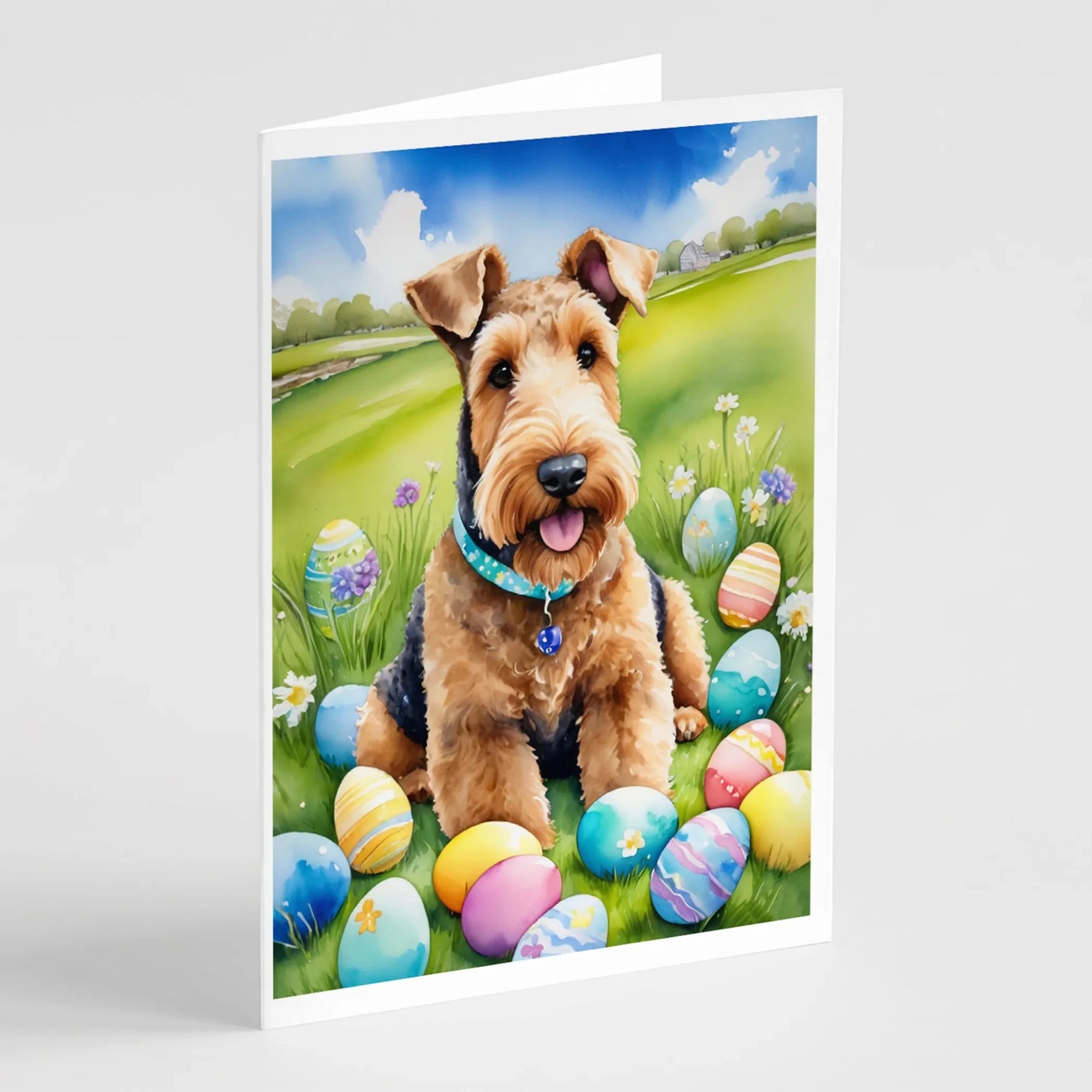 Easter Egg Hunt Greeting Cards - Size: 5X7 | Pack Of: 8 | Collection name: Easter egg hunt-AMAZON FACTORY