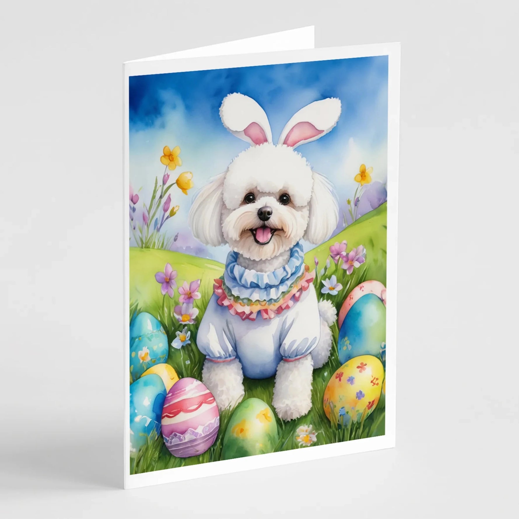 Easter Egg Hunt Greeting Cards - Size: 5X7 | Pack Of: 8 | Collection name: Easter egg hunt-AMAZON FACTORY