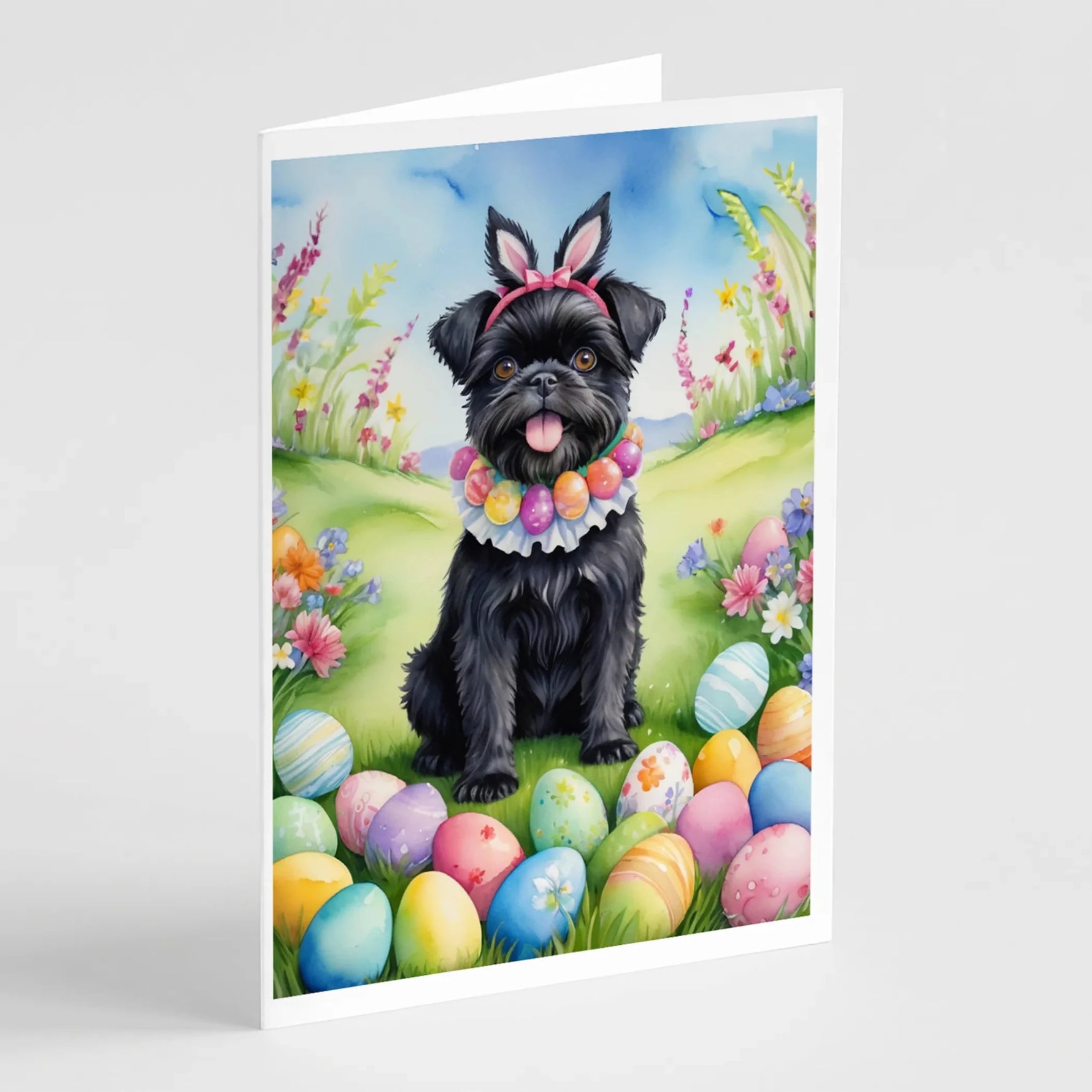 Easter Egg Hunt Greeting Cards - Size: 5X7 | Pack Of: 8 | Collection name: Easter egg hunt-AMAZON FACTORY
