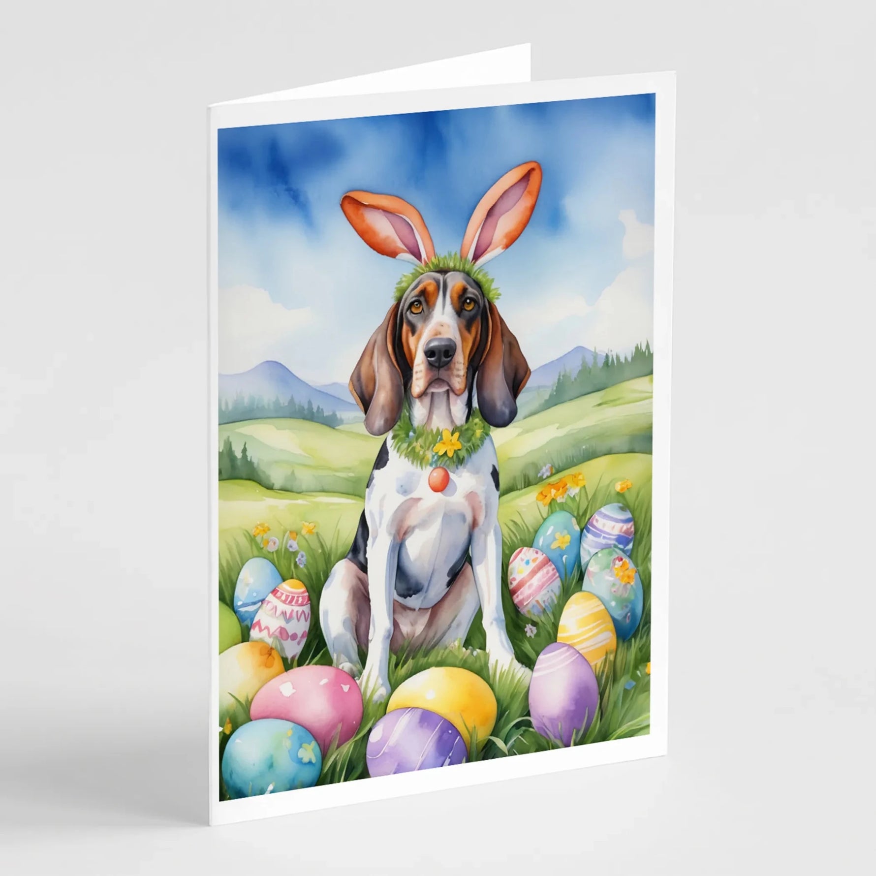 Easter Egg Hunt Greeting Cards - Size: 5X7 | Pack Of: 8 | Collection name: Easter egg hunt-AMAZON FACTORY