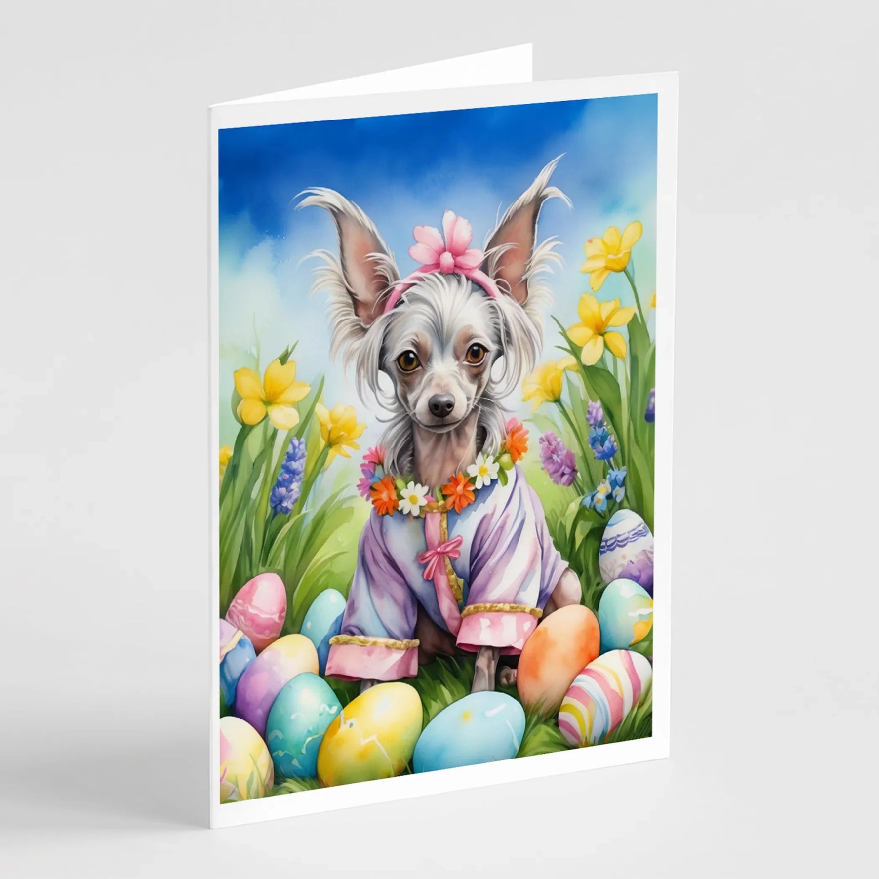 Easter Egg Hunt Greeting Cards - Size: 5X7 | Pack Of: 8 | Collection name: Easter egg hunt-AMAZON FACTORY