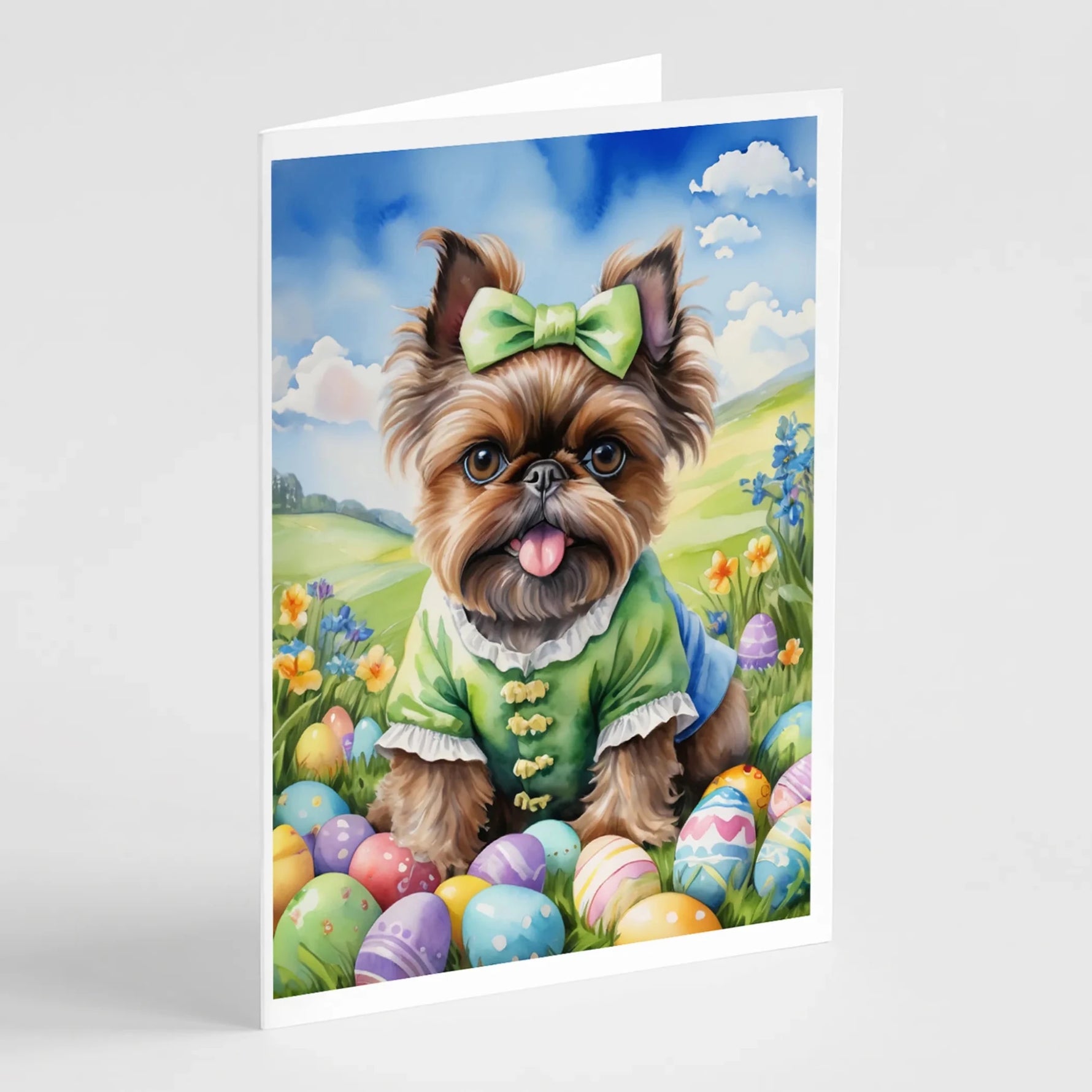 Easter Egg Hunt Greeting Cards - Size: 5X7 | Pack Of: 8 | Collection name: Easter egg hunt-AMAZON FACTORY