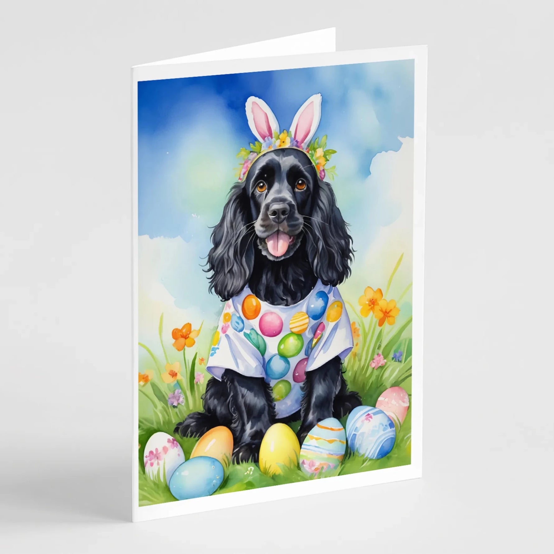Easter Egg Hunt Greeting Cards - Size: 5X7 | Pack Of: 8 | Collection name: Easter egg hunt-AMAZON FACTORY