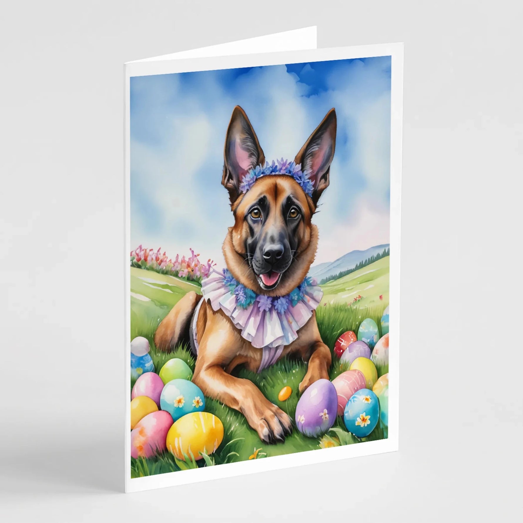 Easter Egg Hunt Greeting Cards - Size: 5X7 | Pack Of: 8 | Collection name: Easter egg hunt-AMAZON FACTORY