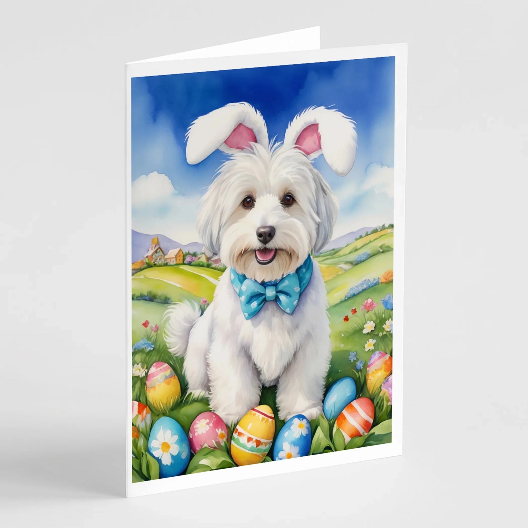 Easter Egg Hunt Greeting Cards - Size: 5X7 | Pack Of: 8 | Collection name: Easter egg hunt-AMAZON FACTORY