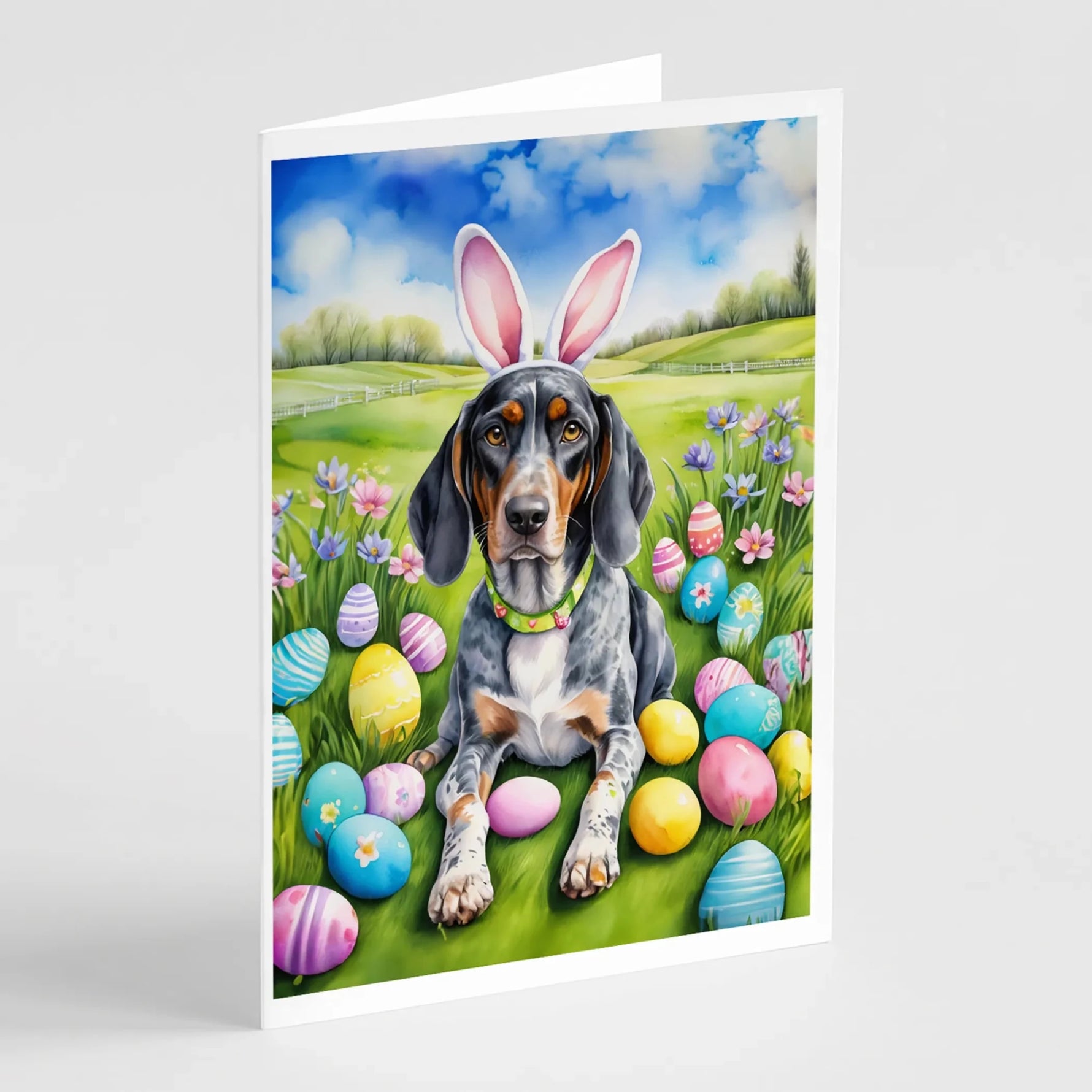 Easter Egg Hunt Greeting Cards - Size: 5X7 | Pack Of: 8 | Collection name: Easter egg hunt-AMAZON FACTORY