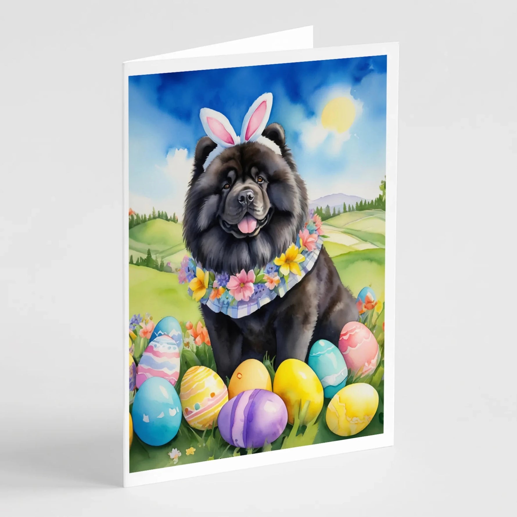 Easter Egg Hunt Greeting Cards - Size: 5X7 | Pack Of: 8 | Collection name: Easter egg hunt-AMAZON FACTORY