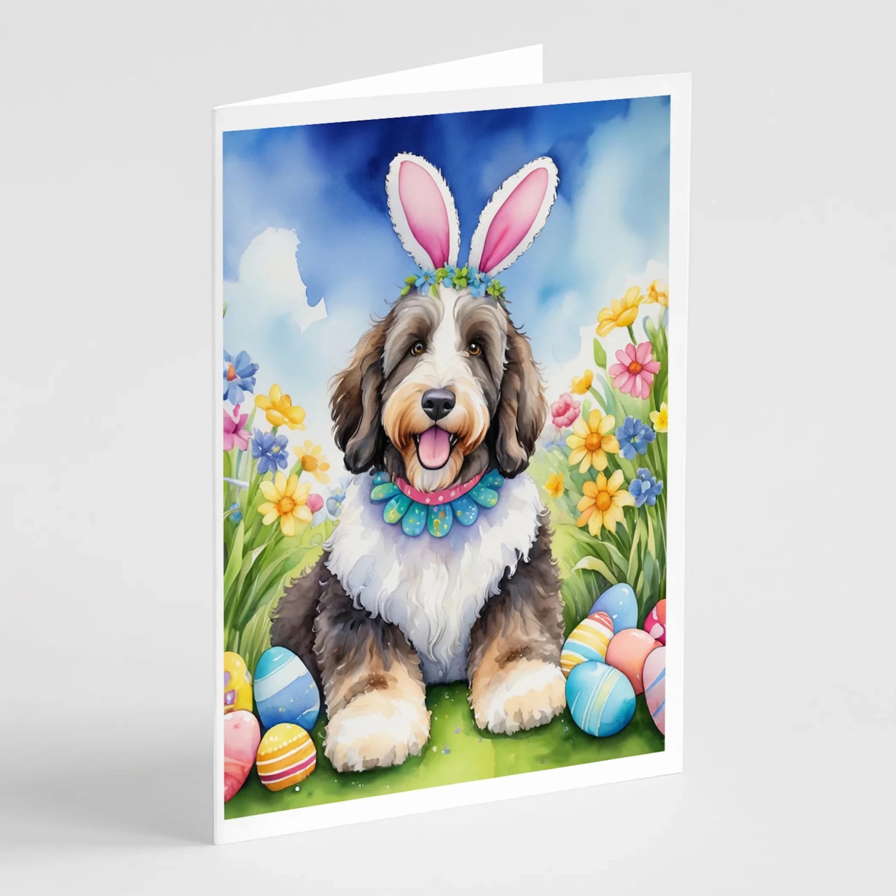 Easter Egg Hunt Greeting Cards - Size: 5X7 | Pack Of: 8 | Collection name: Easter egg hunt-AMAZON FACTORY