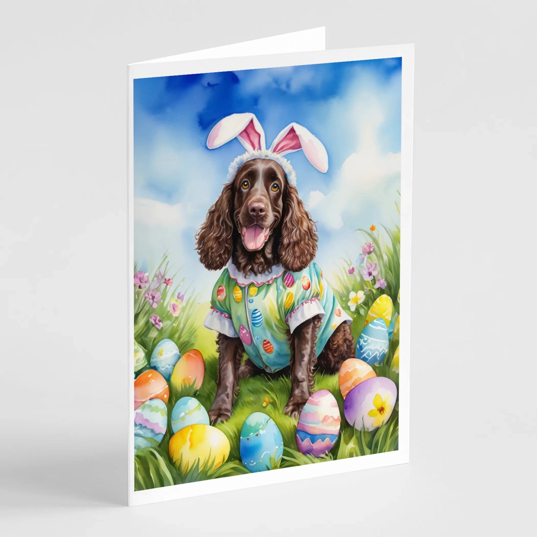 Easter Egg Hunt Greeting Cards - Size: 5X7 | Pack Of: 8 | Collection name: Easter egg hunt-AMAZON FACTORY