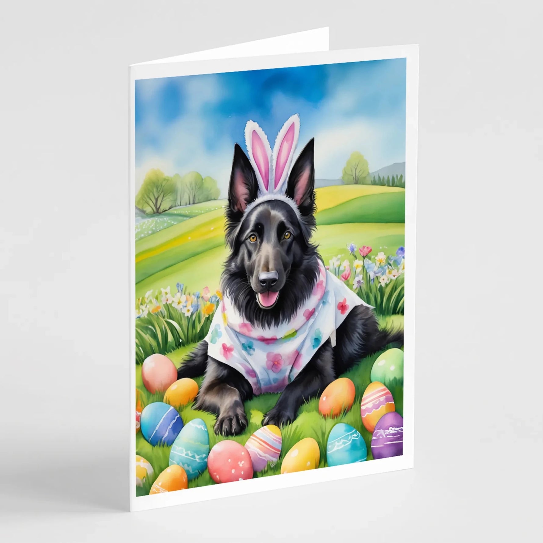 Easter Egg Hunt Greeting Cards - Size: 5X7 | Pack Of: 8 | Collection name: Easter egg hunt-AMAZON FACTORY