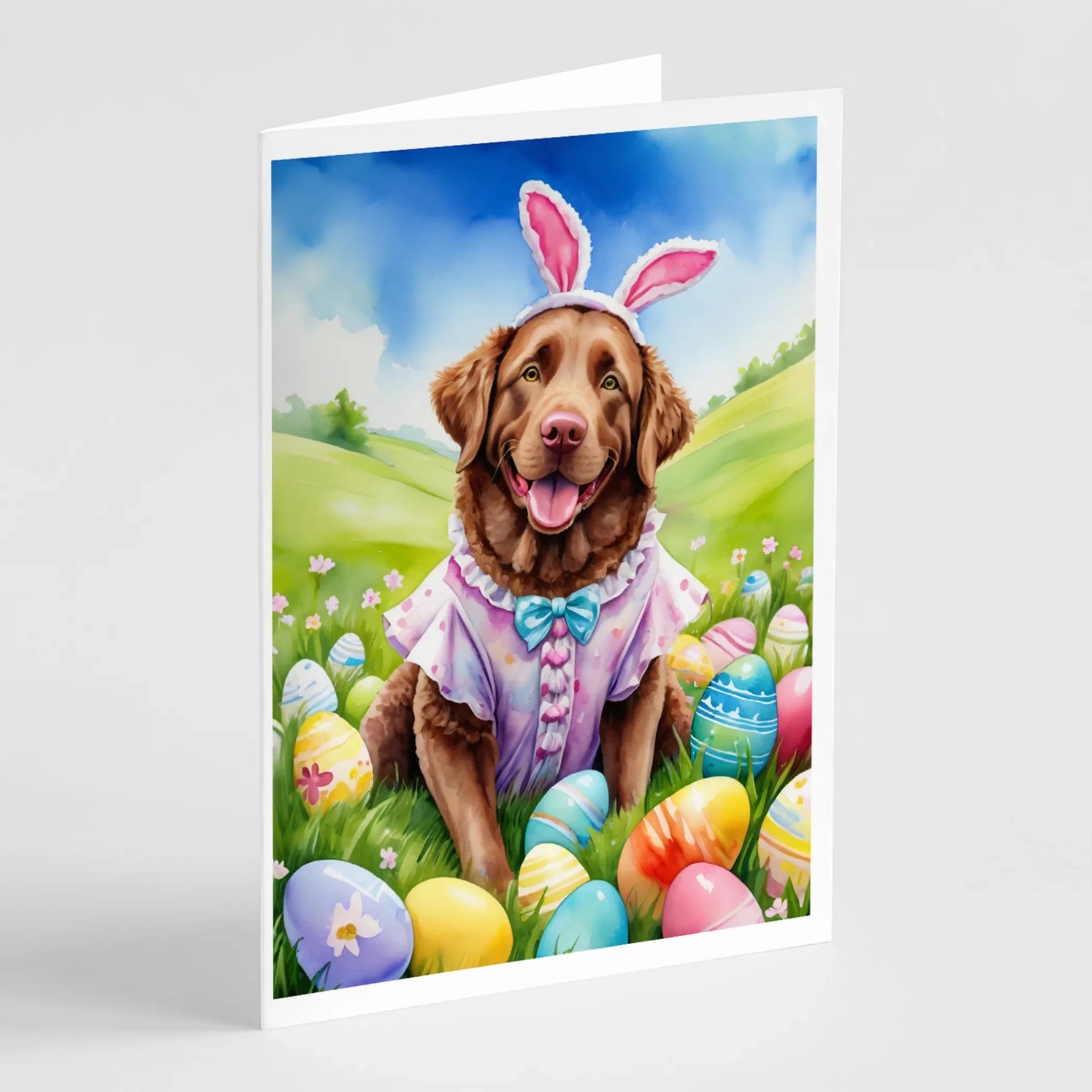 Easter Egg Hunt Greeting Cards - Size: 5X7 | Pack Of: 8 | Collection name: Easter egg hunt-AMAZON FACTORY
