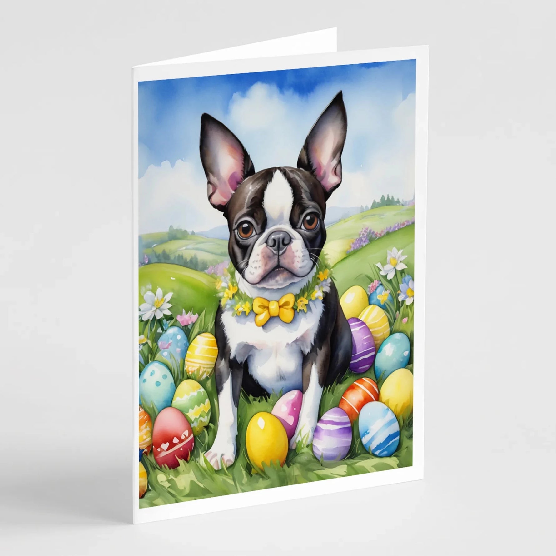 Easter Egg Hunt Greeting Cards - Size: 5X7 | Pack Of: 8 | Collection name: Easter egg hunt-AMAZON FACTORY