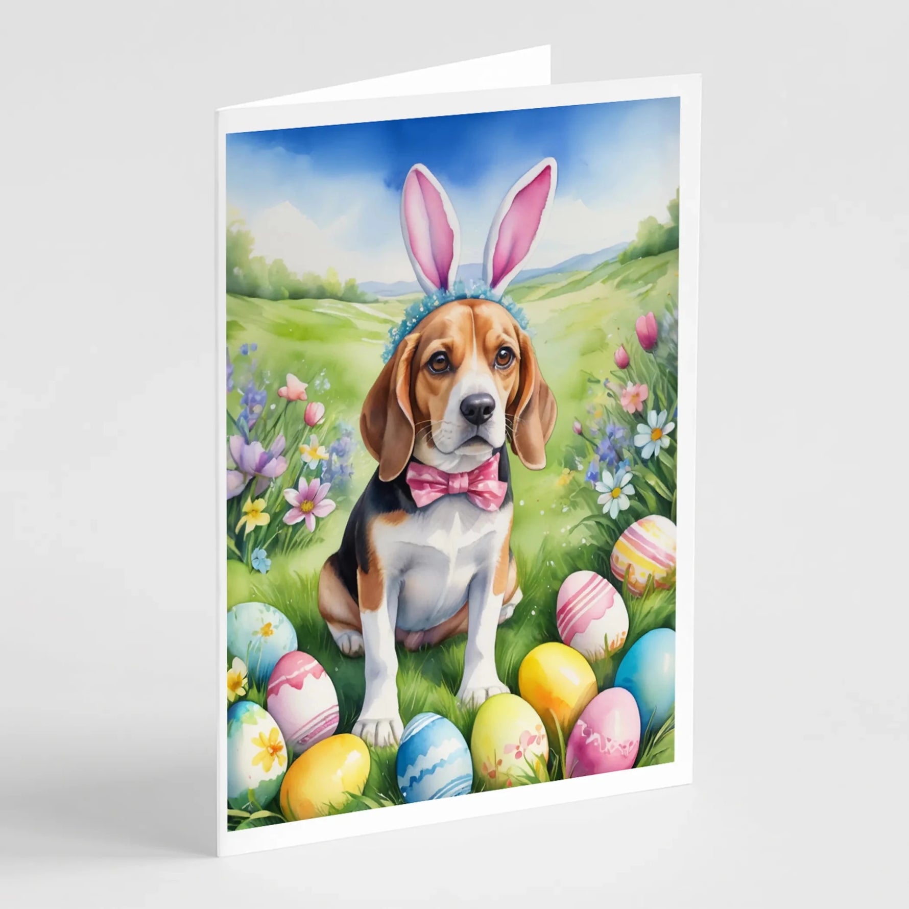 Easter Egg Hunt Greeting Cards - Size: 5X7 | Pack Of: 8 | Collection name: Easter egg hunt-AMAZON FACTORY