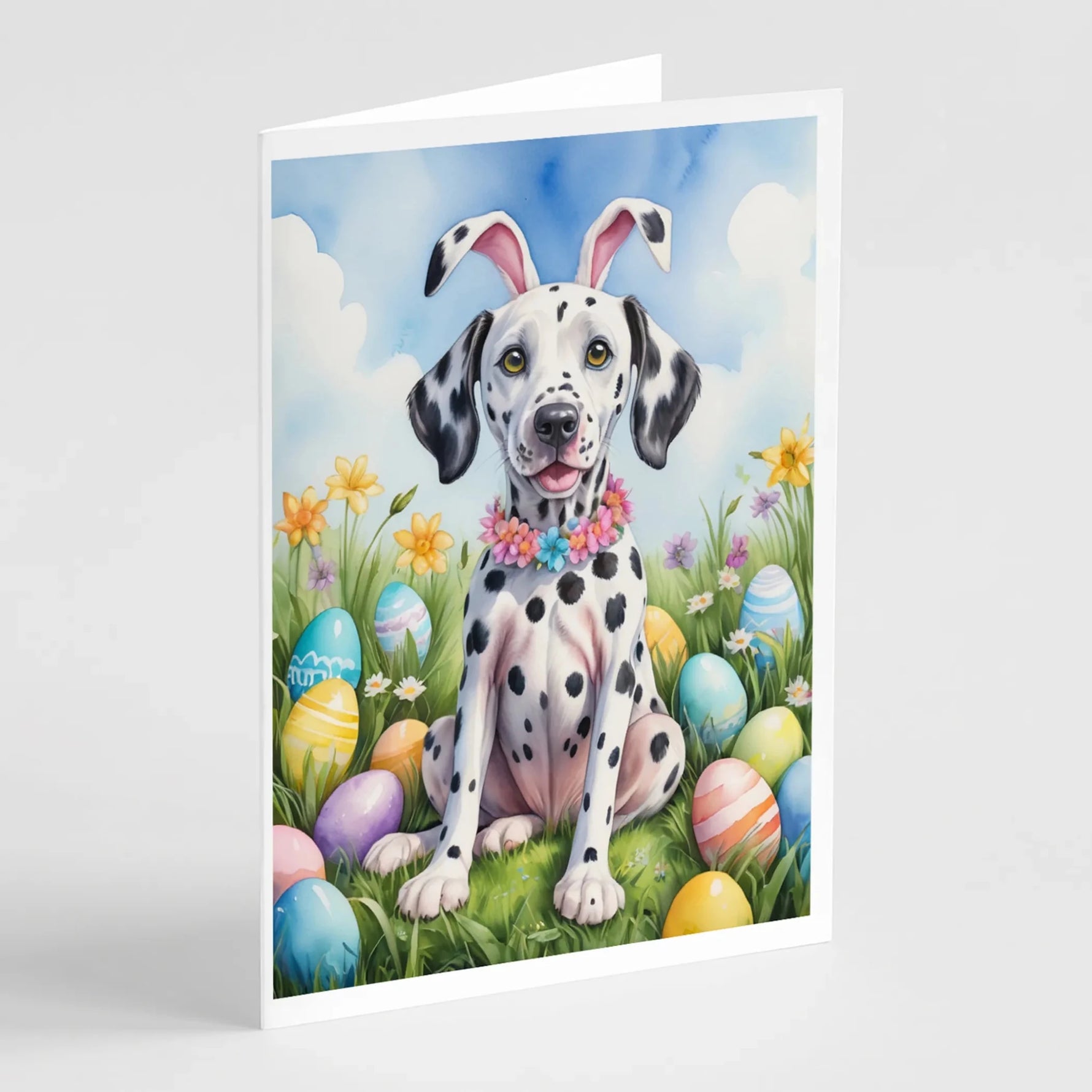 Easter Egg Hunt Greeting Cards - Size: 5X7 | Pack Of: 8 | Collection name: Easter egg hunt-AMAZON FACTORY