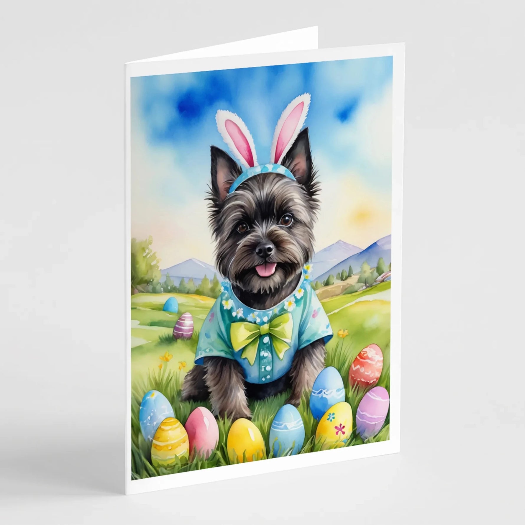 Easter Egg Hunt Greeting Cards - Size: 5X7 | Pack Of: 8 | Collection name: Easter egg hunt-AMAZON FACTORY