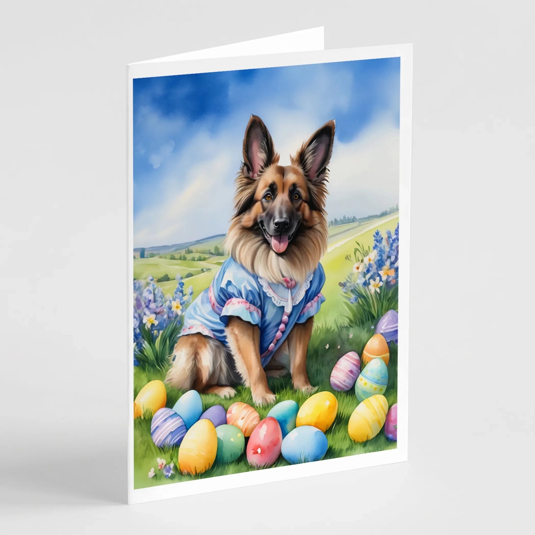 Easter Egg Hunt Greeting Cards - Size: 5X7 | Pack Of: 8 | Collection name: Easter egg hunt-AMAZON FACTORY