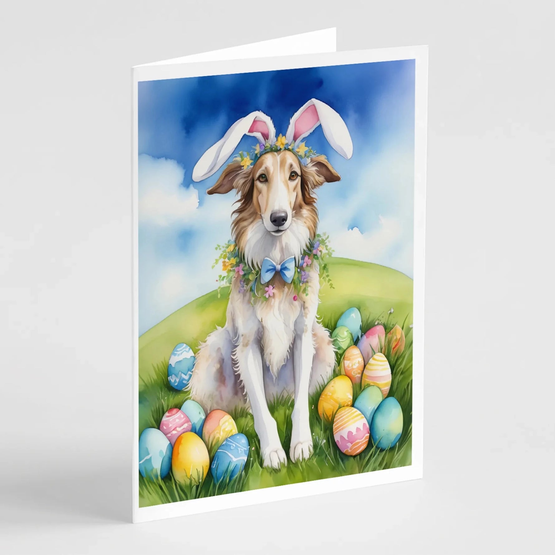 Easter Egg Hunt Greeting Cards - Size: 5X7 | Pack Of: 8 | Collection name: Easter egg hunt-AMAZON FACTORY