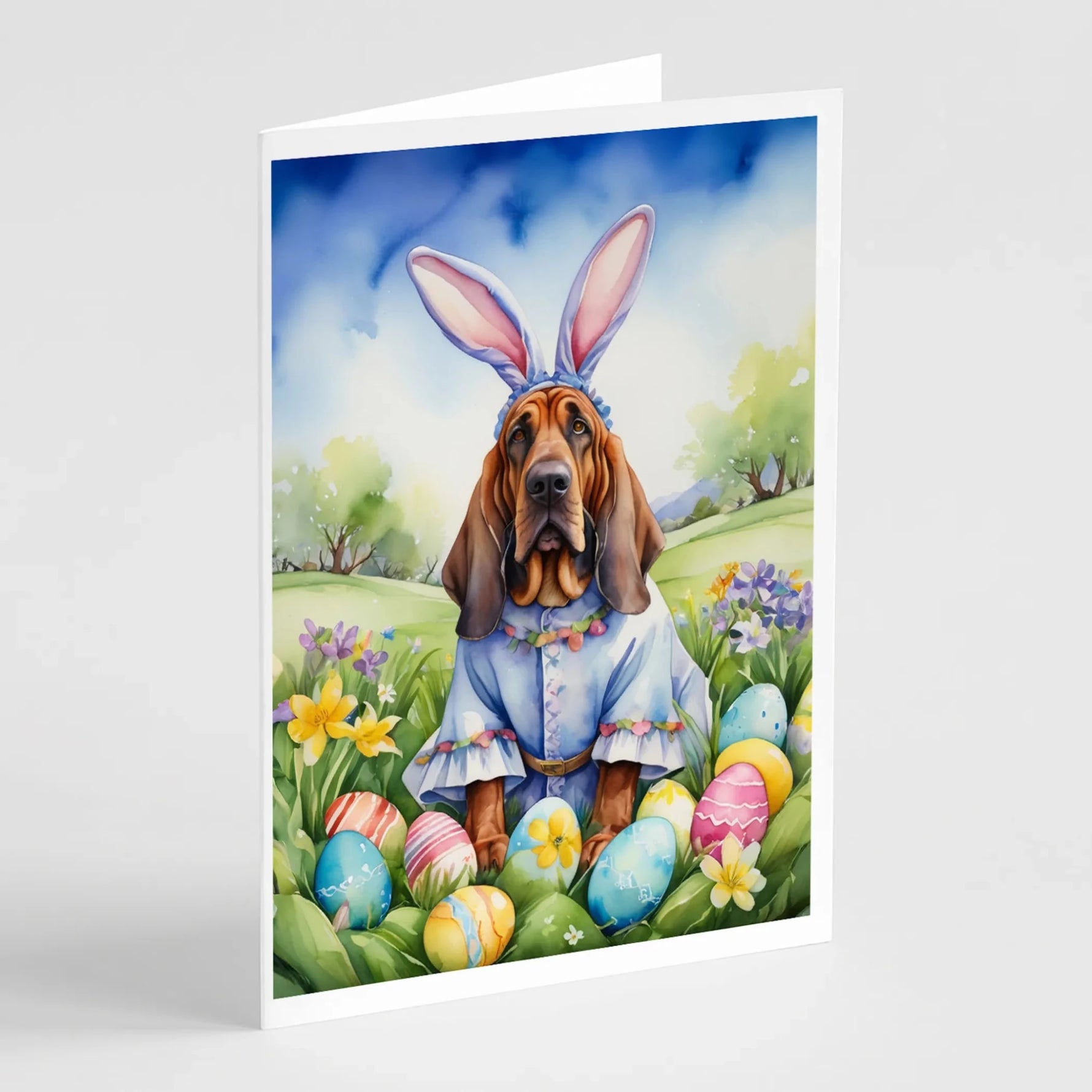 Easter Egg Hunt Greeting Cards - Size: 5X7 | Pack Of: 8 | Collection name: Easter egg hunt-AMAZON FACTORY