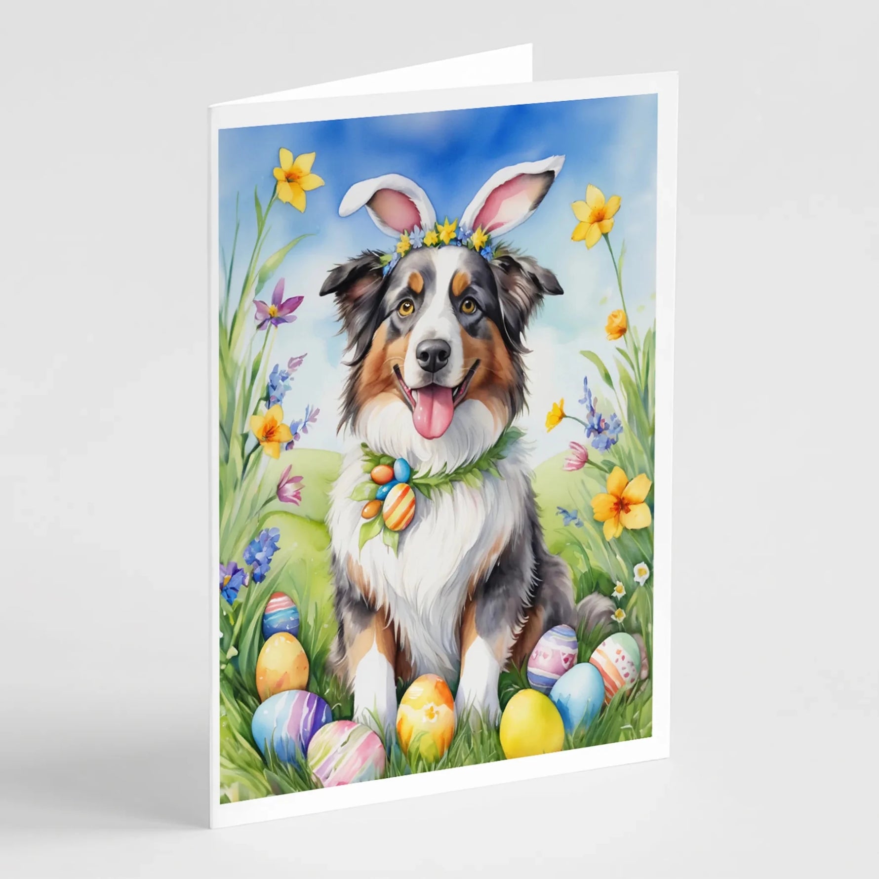 Easter Egg Hunt Greeting Cards - Size: 5X7 | Pack Of: 8 | Collection name: Easter egg hunt-AMAZON FACTORY