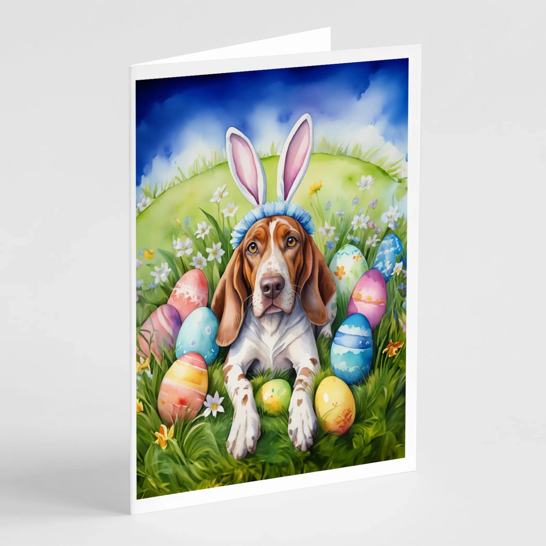 Easter Egg Hunt Greeting Cards - Size: 5X7 | Pack Of: 8 | Collection name: Easter egg hunt-AMAZON FACTORY