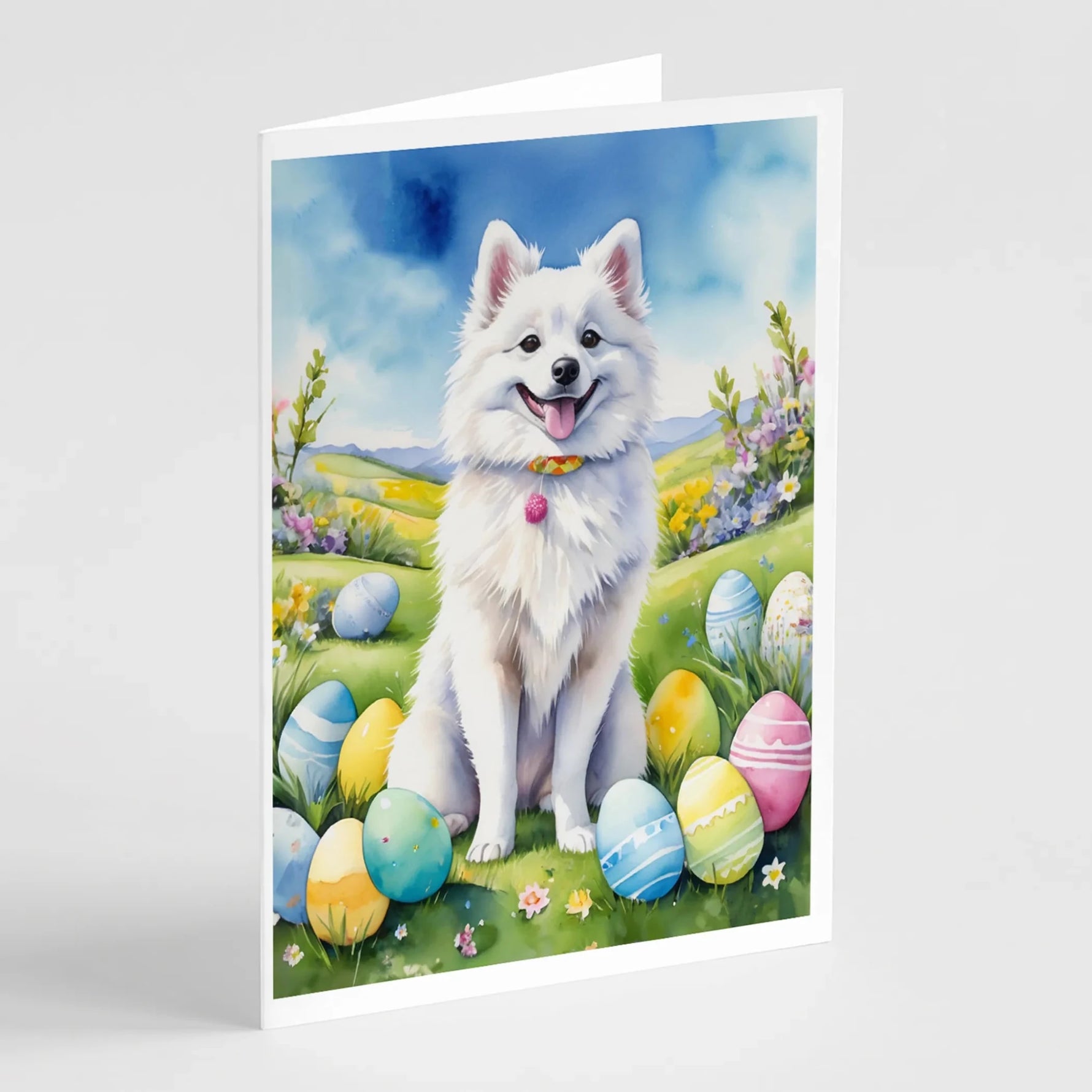 Easter Egg Hunt Greeting Cards - Size: 5X7 | Pack Of: 8 | Collection name: Easter egg hunt-AMAZON FACTORY