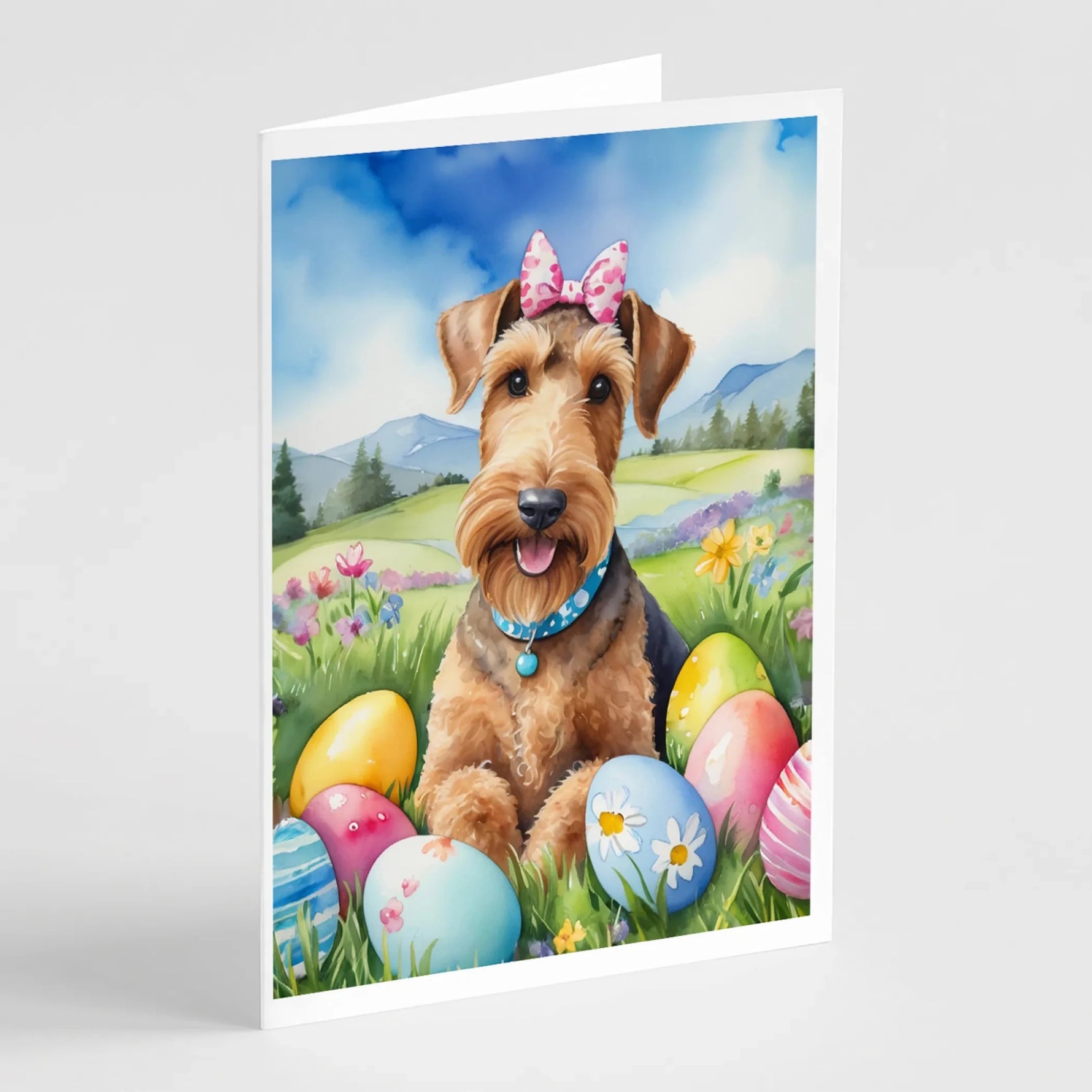 Easter Egg Hunt Greeting Cards - Size: 5X7 | Pack Of: 8 | Collection name: Easter egg hunt-AMAZON FACTORY