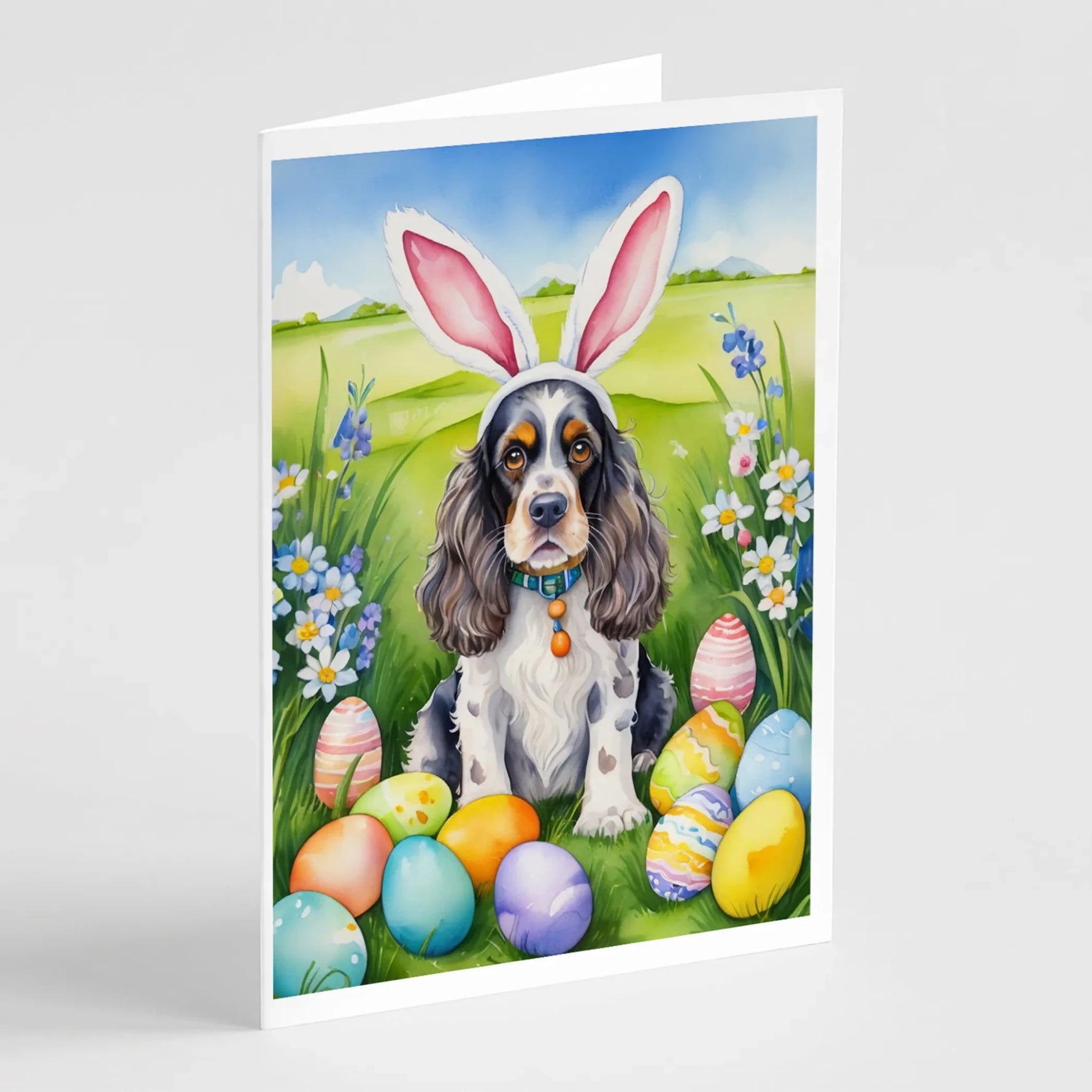 Easter Egg Hunt Greeting Cards - Size: 5X7 | Pack Of: 8 | Collection name: Easter egg hunt-AMAZON FACTORY