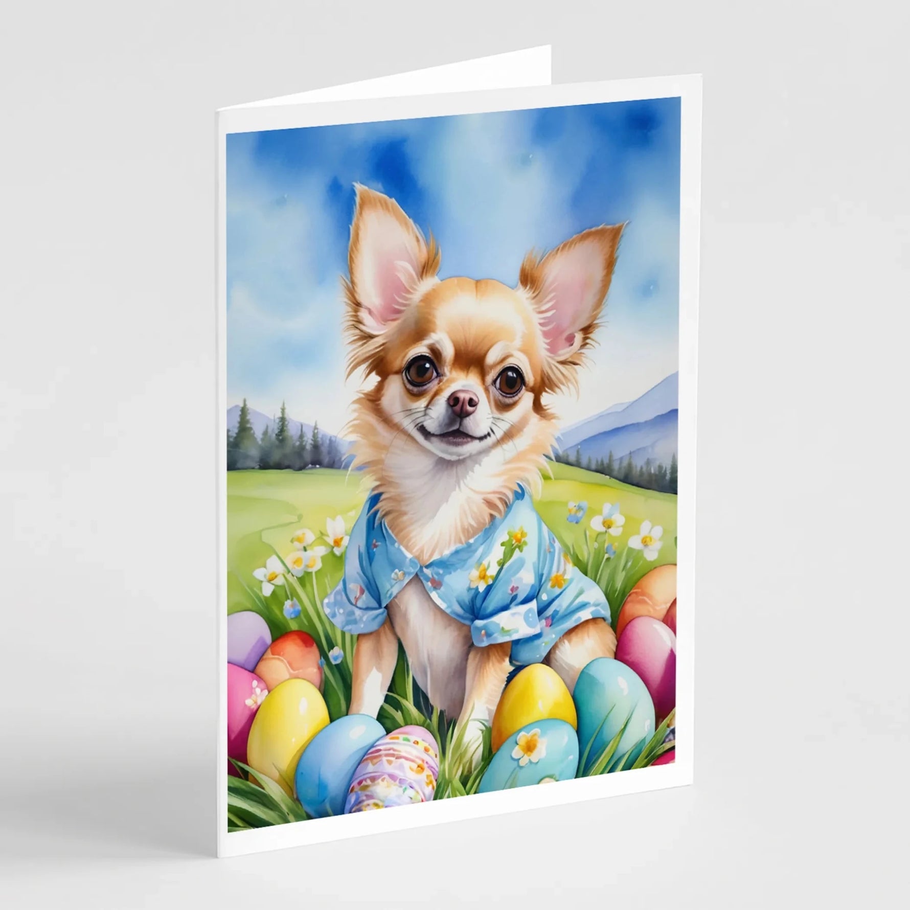 Easter Egg Hunt Greeting Cards - Size: 5X7 | Pack Of: 8 | Collection name: Easter egg hunt-AMAZON FACTORY