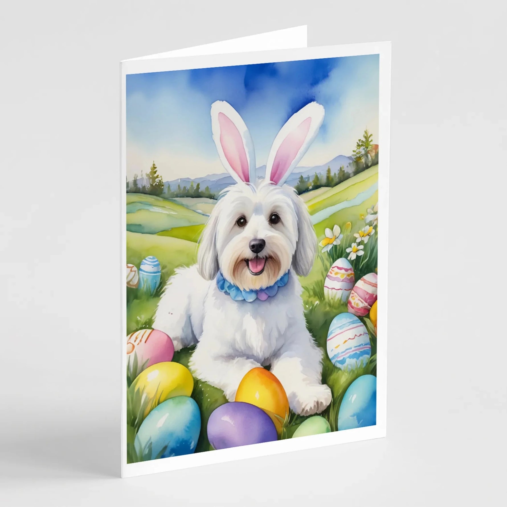 Easter Egg Hunt Greeting Cards - Size: 5X7 | Pack Of: 8 | Collection name: Easter egg hunt-AMAZON FACTORY