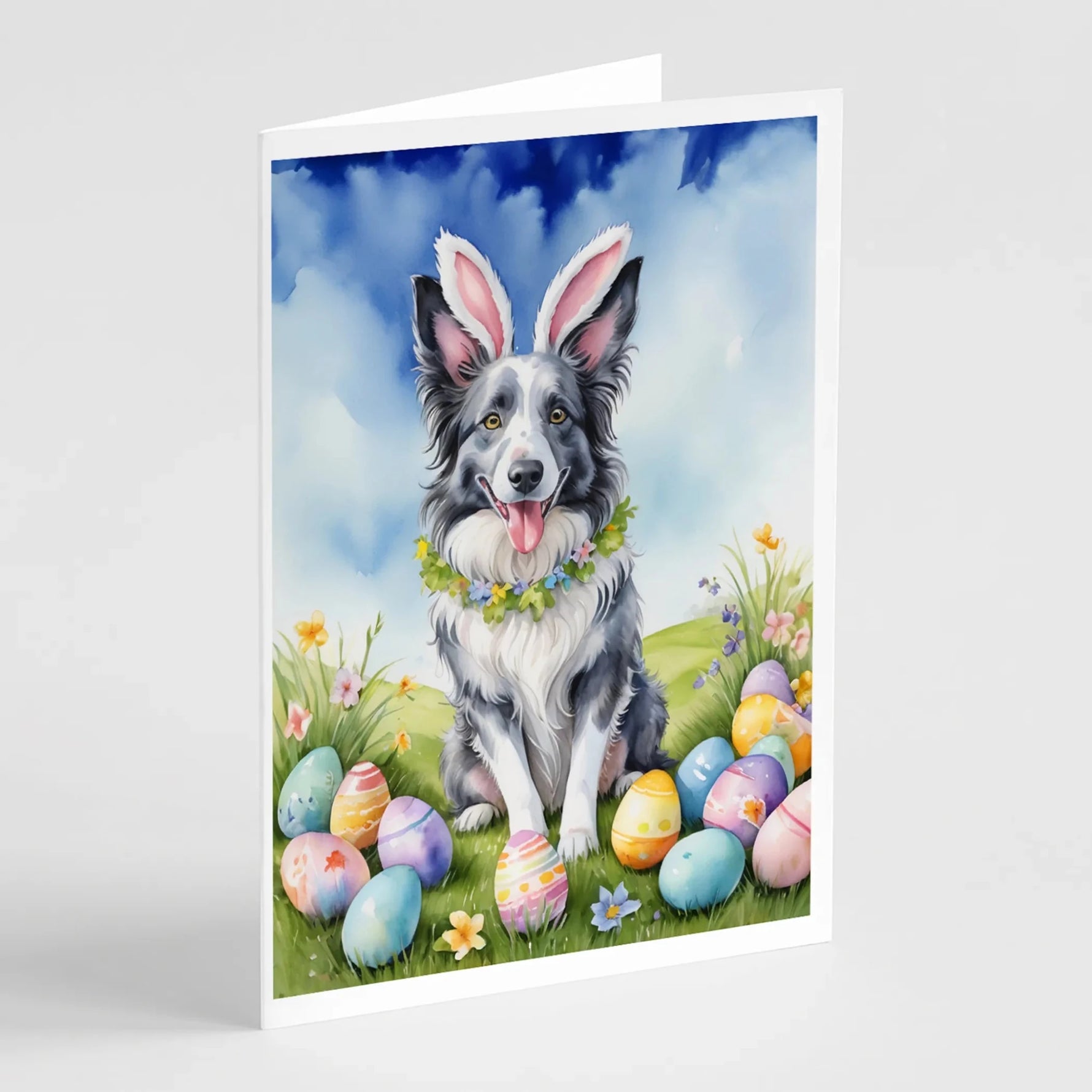 Easter Egg Hunt Greeting Cards - Size: 5X7 | Pack Of: 8 | Collection name: Easter egg hunt-AMAZON FACTORY