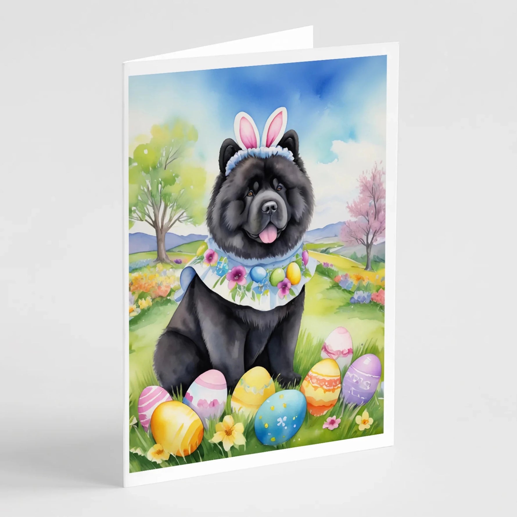 Easter Egg Hunt Greeting Cards - Size: 5X7 | Pack Of: 8 | Collection name: Easter egg hunt-AMAZON FACTORY