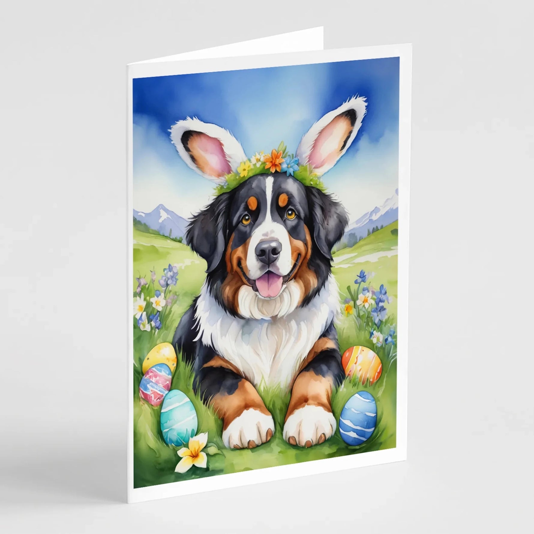Easter Egg Hunt Greeting Cards - Size: 5X7 | Pack Of: 8 | Collection name: Easter egg hunt-AMAZON FACTORY