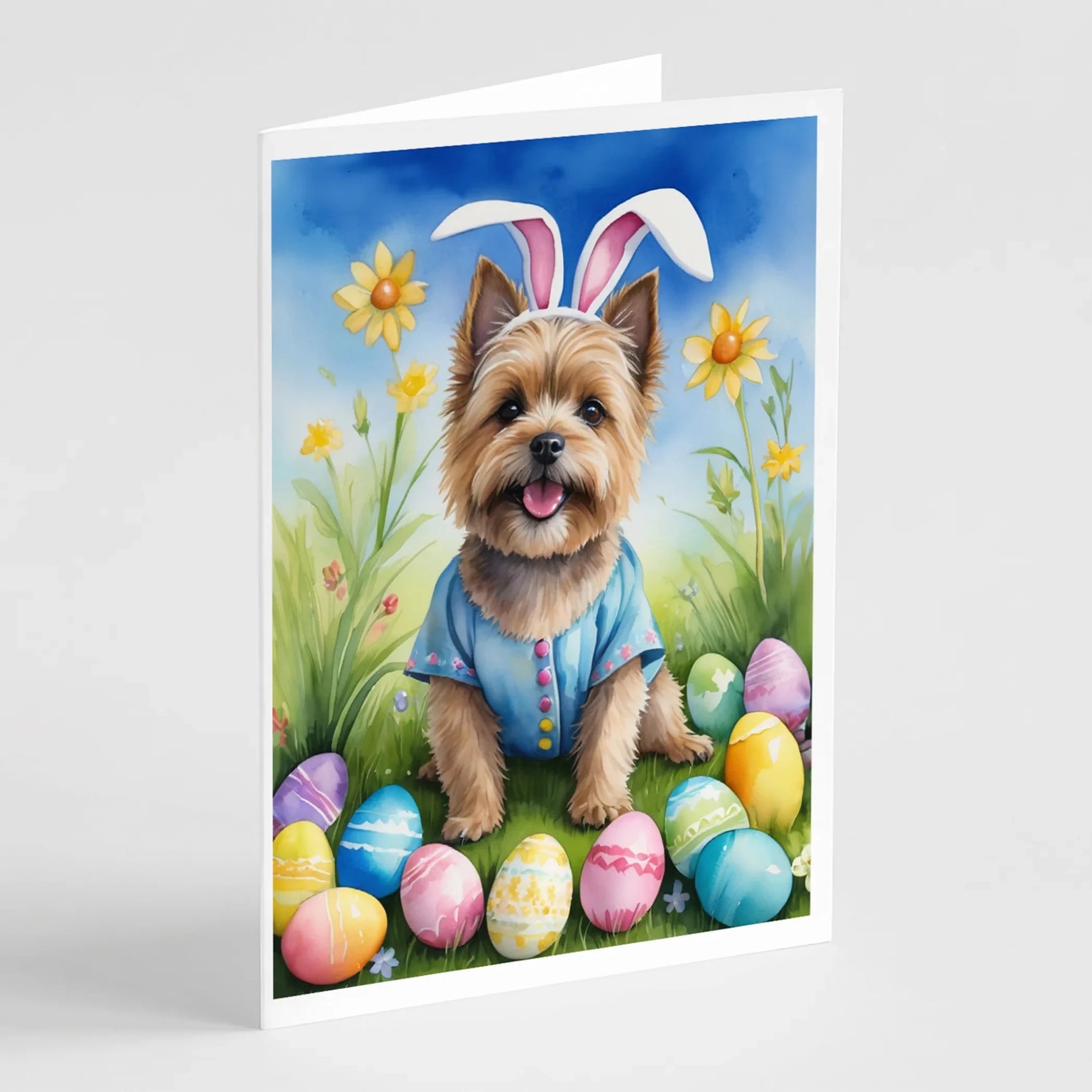 Easter Egg Hunt Greeting Cards - Size: 5X7 | Pack Of: 8 | Collection name: Easter egg hunt-AMAZON FACTORY