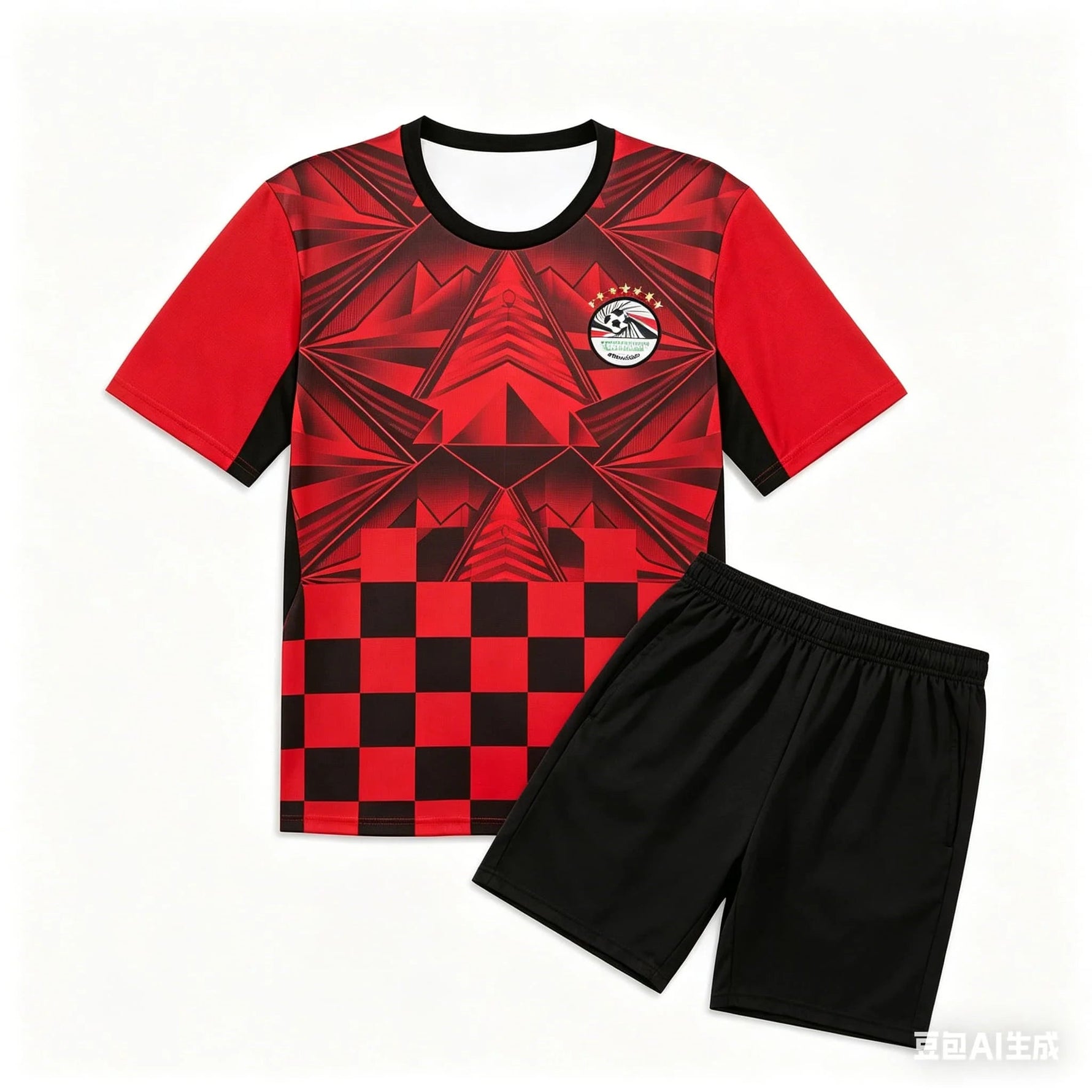 Egypt National Team Special Edition Jersey Set 2026 New Adults Suitable for Daily and Training Wear, Family Matching-AMAZON FACTORY