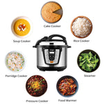 Electric Stainless Steel Pressure 10-LT Cooker L W Multicooker-AMAZON FACTORY