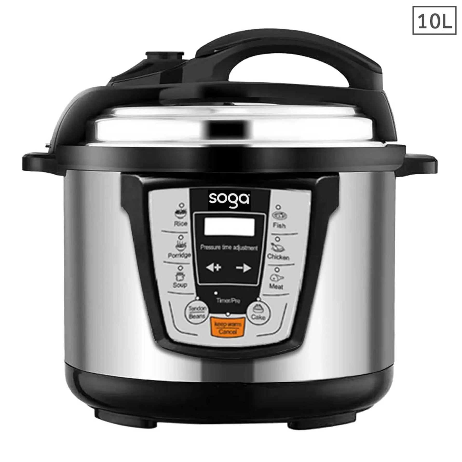 Electric Stainless Steel Pressure 10-LT Cooker L W Multicooker-AMAZON FACTORY