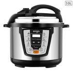 Electric Stainless Steel Pressure 10-LT Cooker L W Multicooker-AMAZON FACTORY