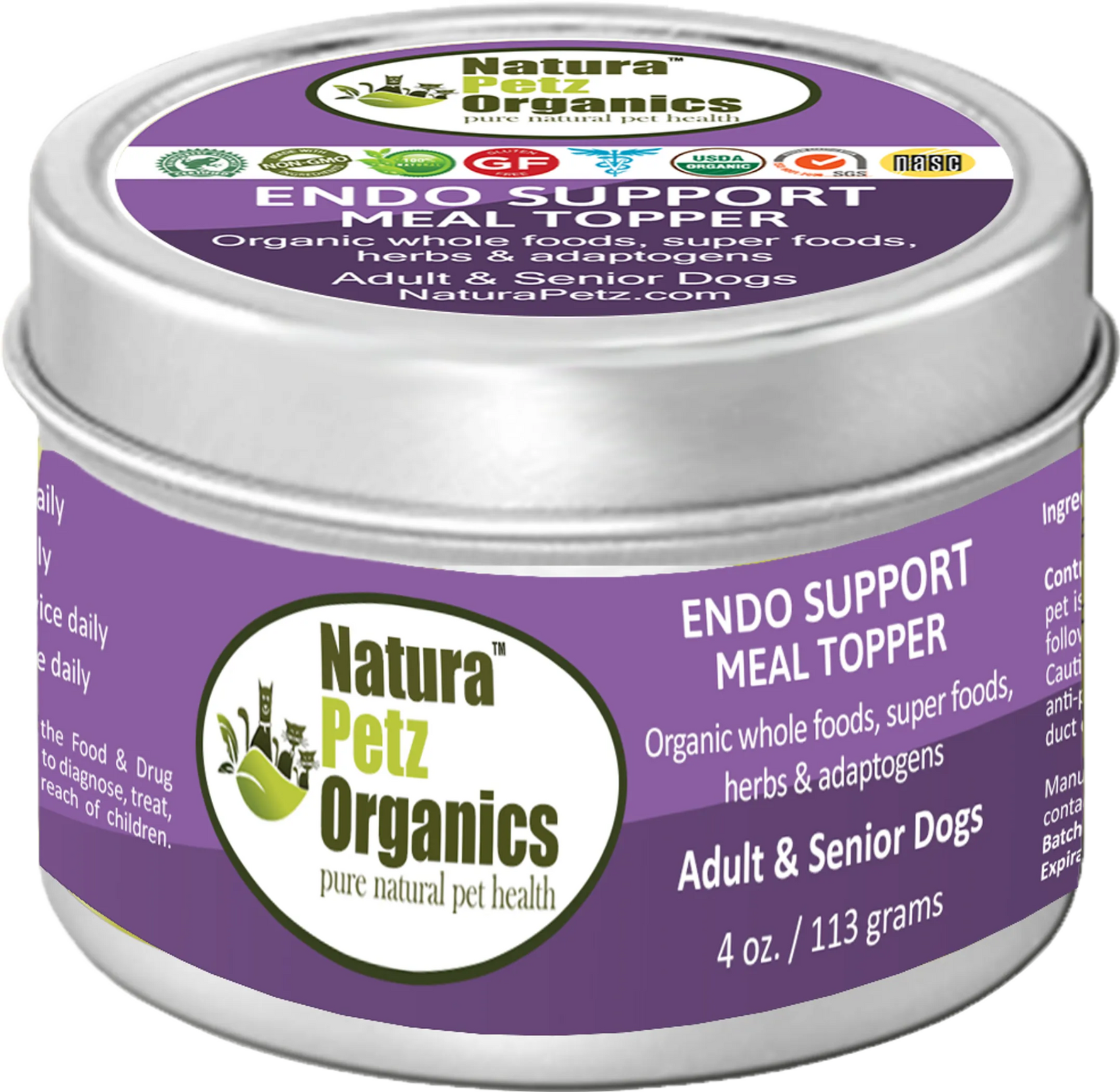 Endo Support Meal Topper For Dogs And Cats* Natura Petz Organics - AMAZON FACTORY