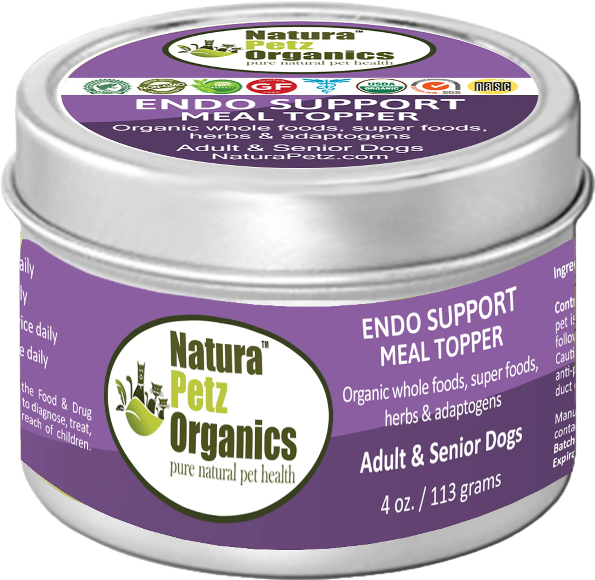 Endo Support Meal Topper For Dogs And Cats* Natura Petz Organics - AMAZON FACTORY