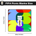 FIFA WORLD CUP 2026 Official Picnic Mat, Extra Large Foldable Outdoor Blankets FIFA Picnic Mat for Beach,Soccer Fan Camping Gift-AMAZON FACTORY