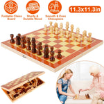 Folding Board Game Set Portable Travel Wooden Chess Set-AMAZON FACTORY